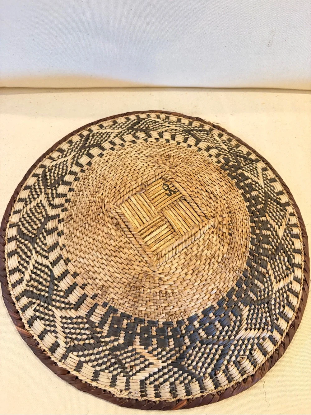 NEW Africa Woven Basket. Made by the Binga people of Zambia/Zimbabwe